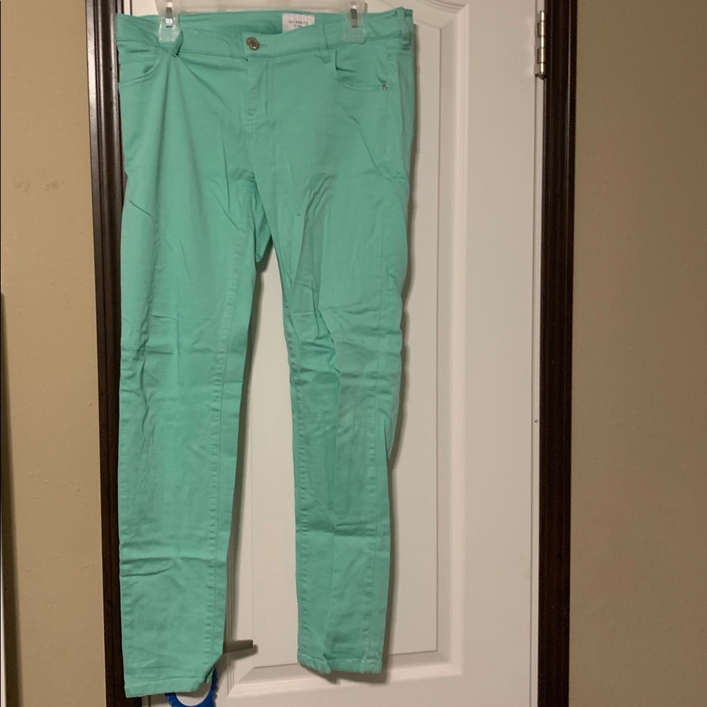 Fabric skinny jeans